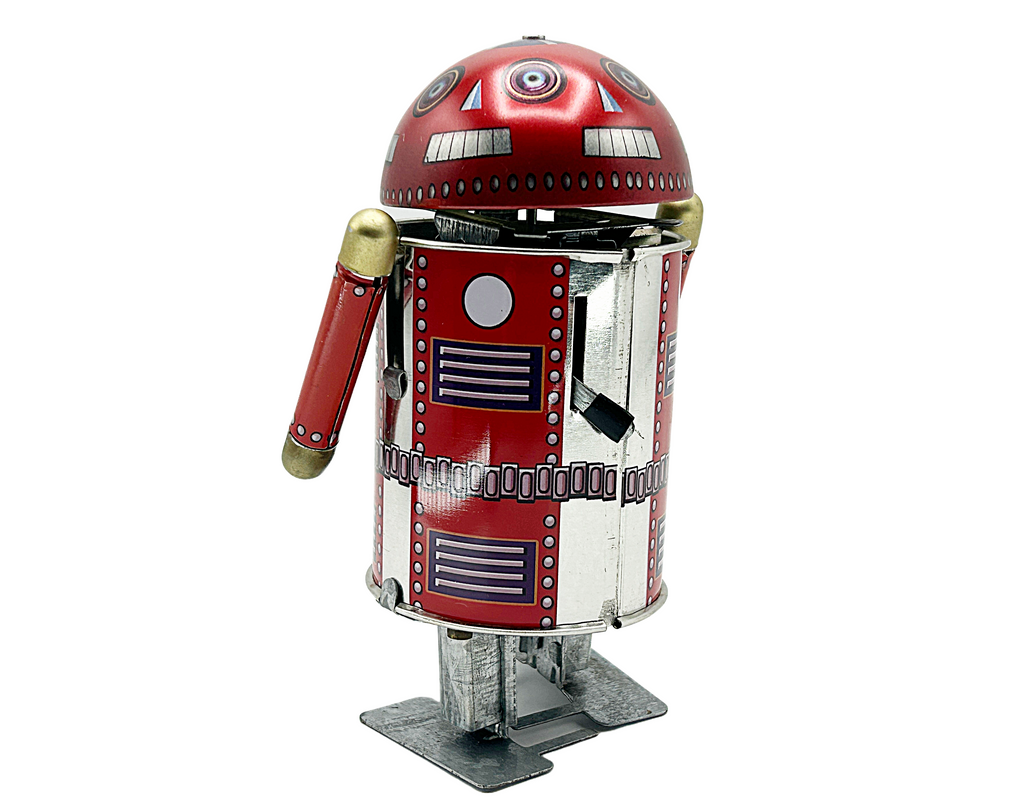 Robo Cop spinning head robot - Collectable Tin Toy
