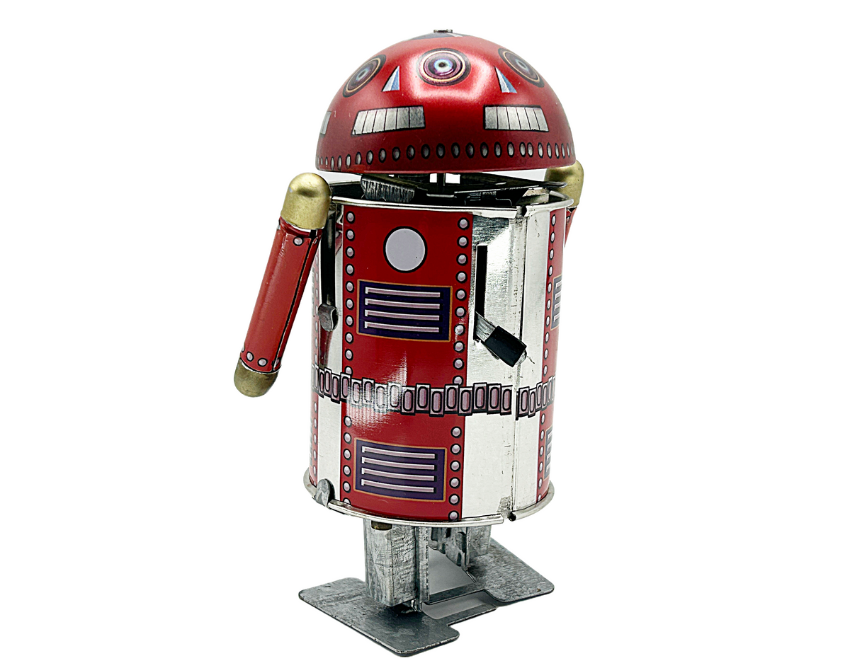 Robo Cop spinning head robot - Collectable Tin Toy