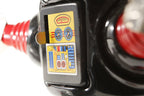 Close up of Black Roby Vintage robot tin toy 