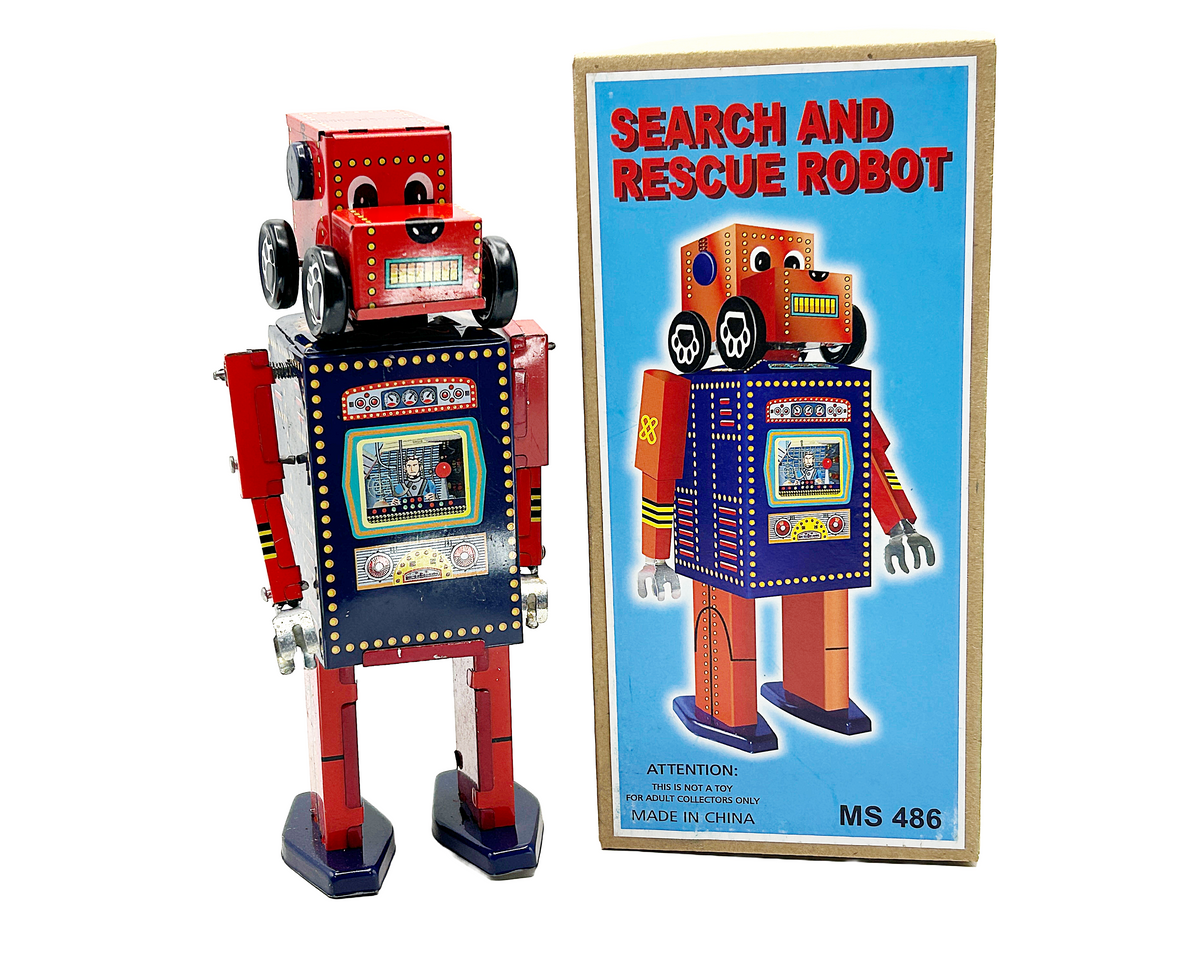 Search and Rescue Rover robot - Collectable Tin Toy