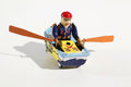 Rowing Boat tin toy