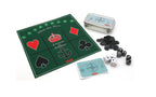 Pocket sailors dice game with instructions, counters, dice and playing mat.