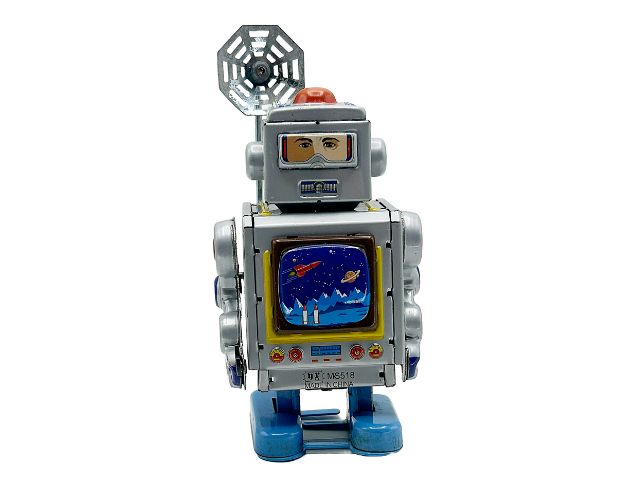 Robot Satellite receiver robot - Collectable Tin Toy