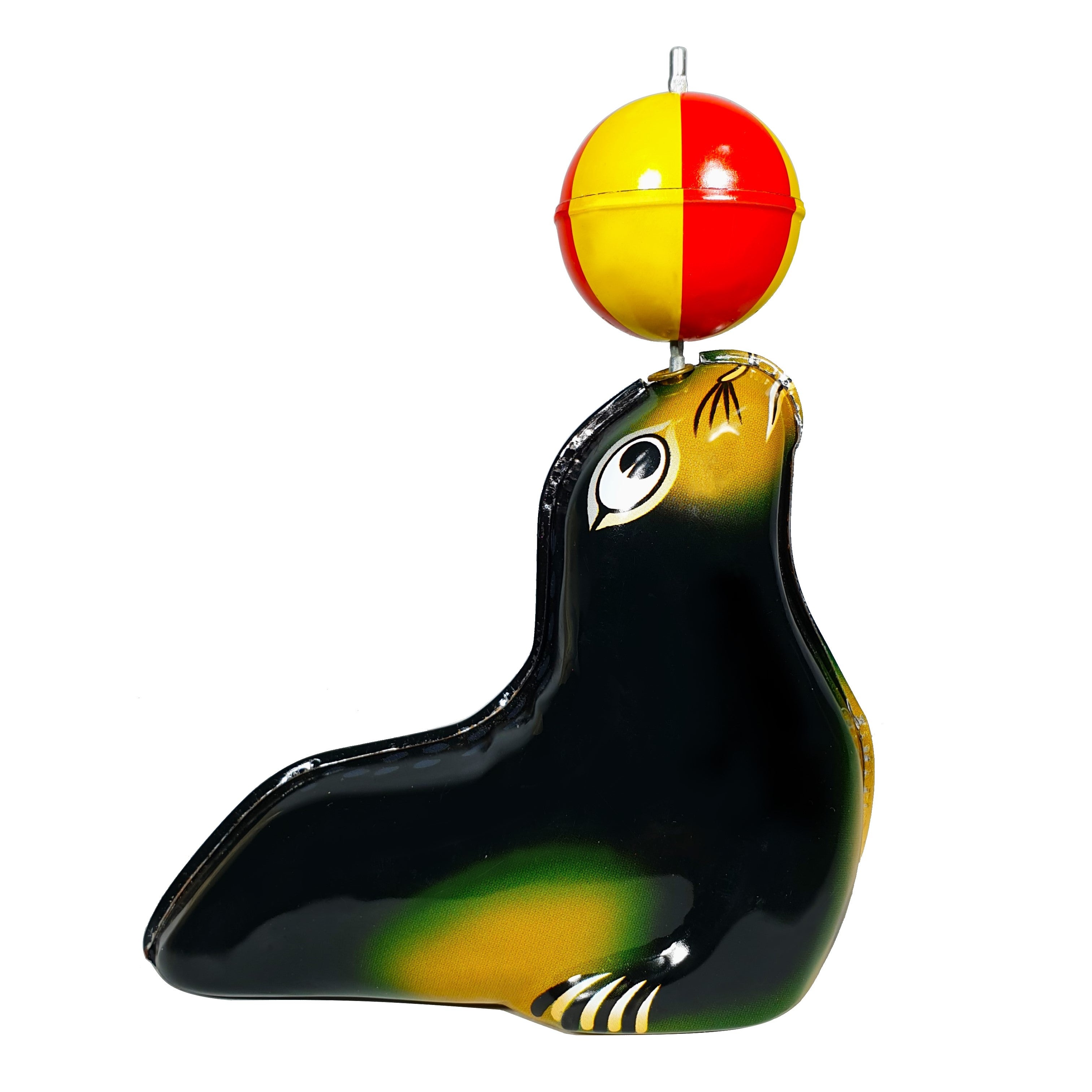 Sea lion with ball tin toy