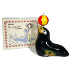 Sea lion with ball tin toy with colourful packaging