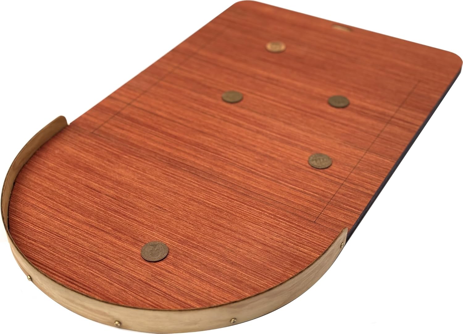 Shove Ha Penny Wooden Board game with half pennies pub game