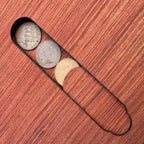 Shove Ha Penny Board with half pennies coin storage