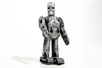 Skeleton Metallic robot tin toy 