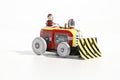 Small Bulldozer tin toy 