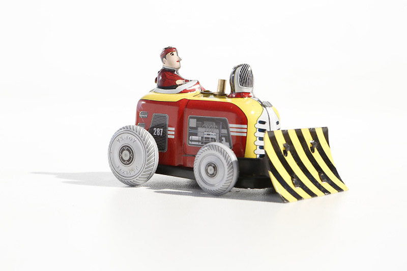 Small Bulldozer tin toy 