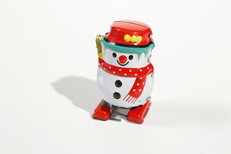 Colourful snowman Tin toy