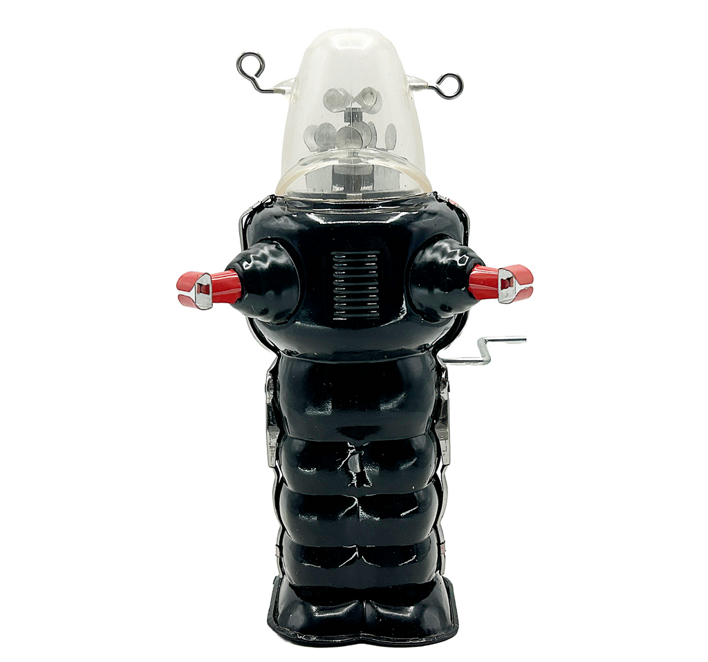Black Space Trooper - Collectable Tin Toy