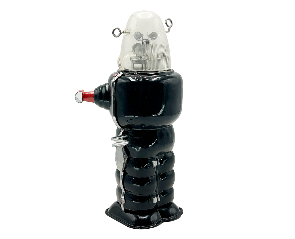 Black Space Trooper - Collectable Tin Toy
