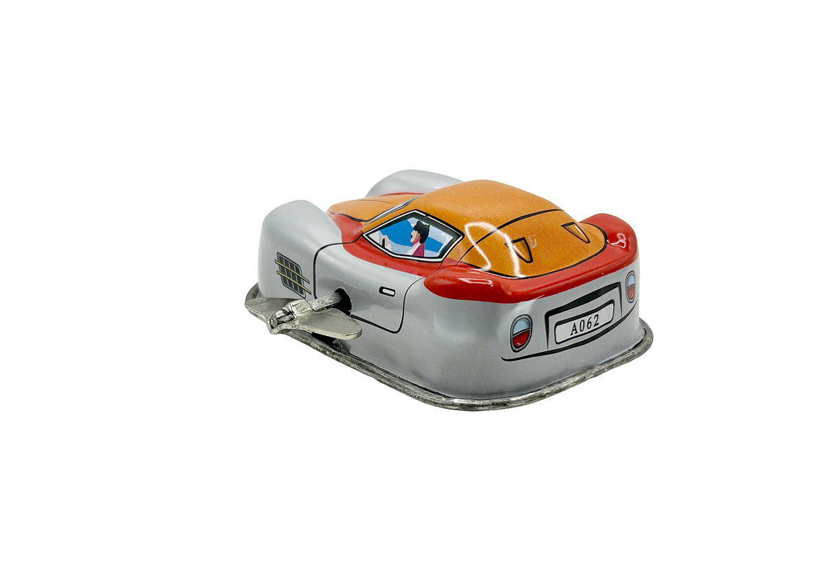 Spacecar. Tin Toy / retro / clockwork vehicle toy - Collectable Tin Toy
