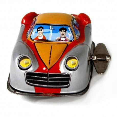 Space Tin Toy car with wind up key