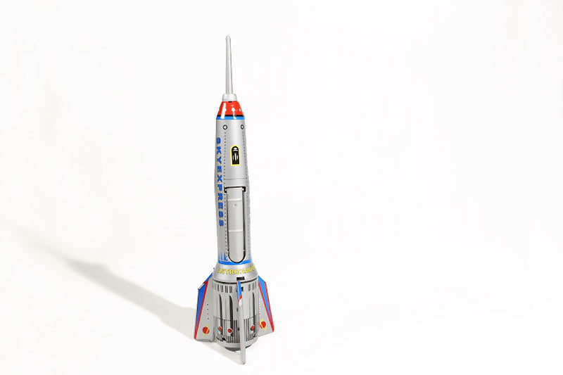Space Rocket Tin Toy