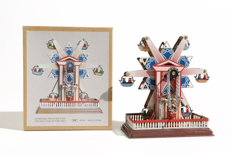 star Ferris wheel tin toy  with colourful packaging