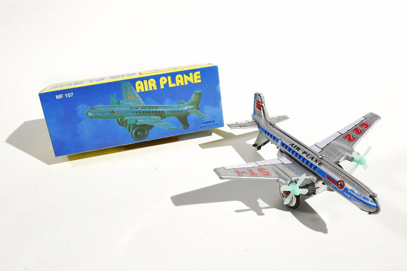 ST-1 Aeroplane tin toy with packaging