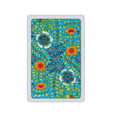 Summer Blue Playing cards with floral design