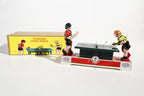 Table tennis players tin toy with colourful packaging