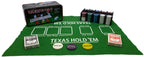 Casino style Texas Hold 'Em poker Set in tin