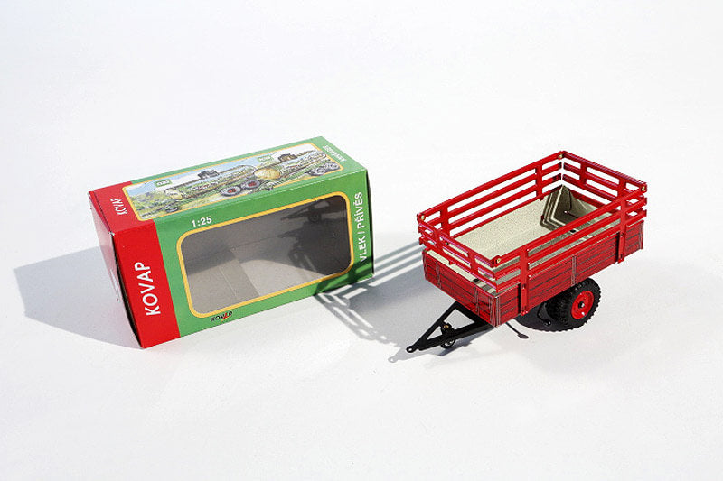 Fenced Tip Trailer tin toy with packaging
