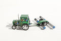  Tractor with Disc Harrow tin toy
