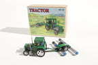 Tractor with Disc Harrow tin toy with packaging