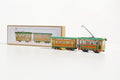 Tram & Wagon tin toy with packaging