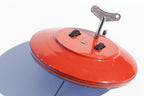 UFO Space Tin toy with wind up key