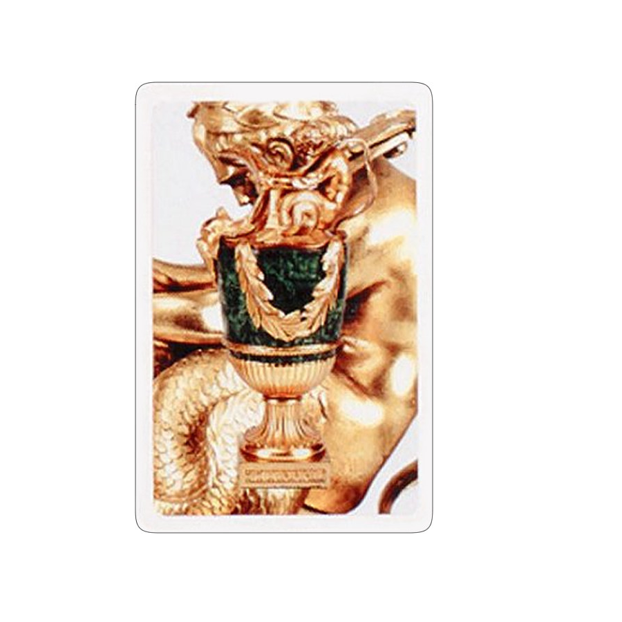 Gold Wallace design 2 playing cards