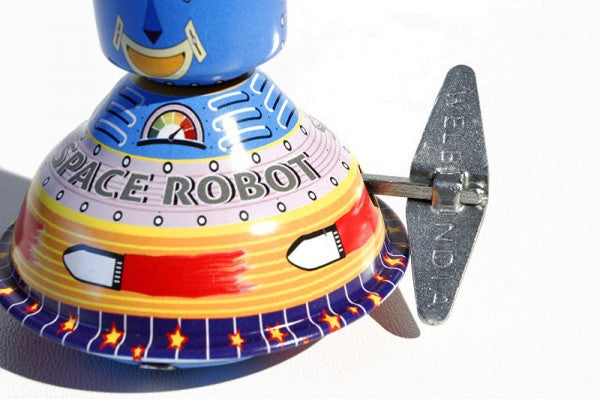 Welby Spinning Space Robot - Collectable Tin Toy
