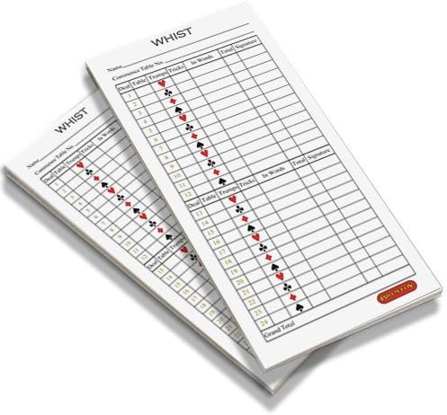 Whist score pads