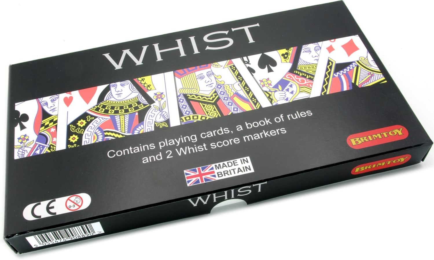 Whist boxed game with playing card design