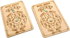 Whist wooden score markers
