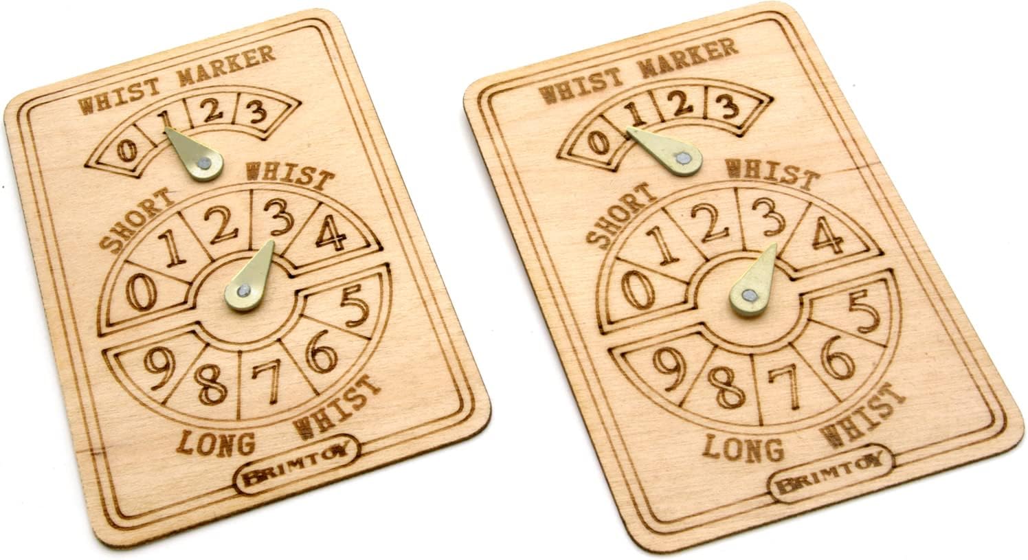 Whist wooden score markers