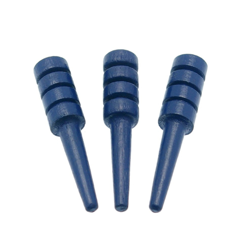 Blue Wooden cribbage pegs