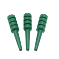Green wooden cribbage pegs