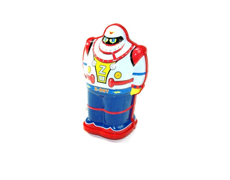 Tin Toy Robot with a colourful design o