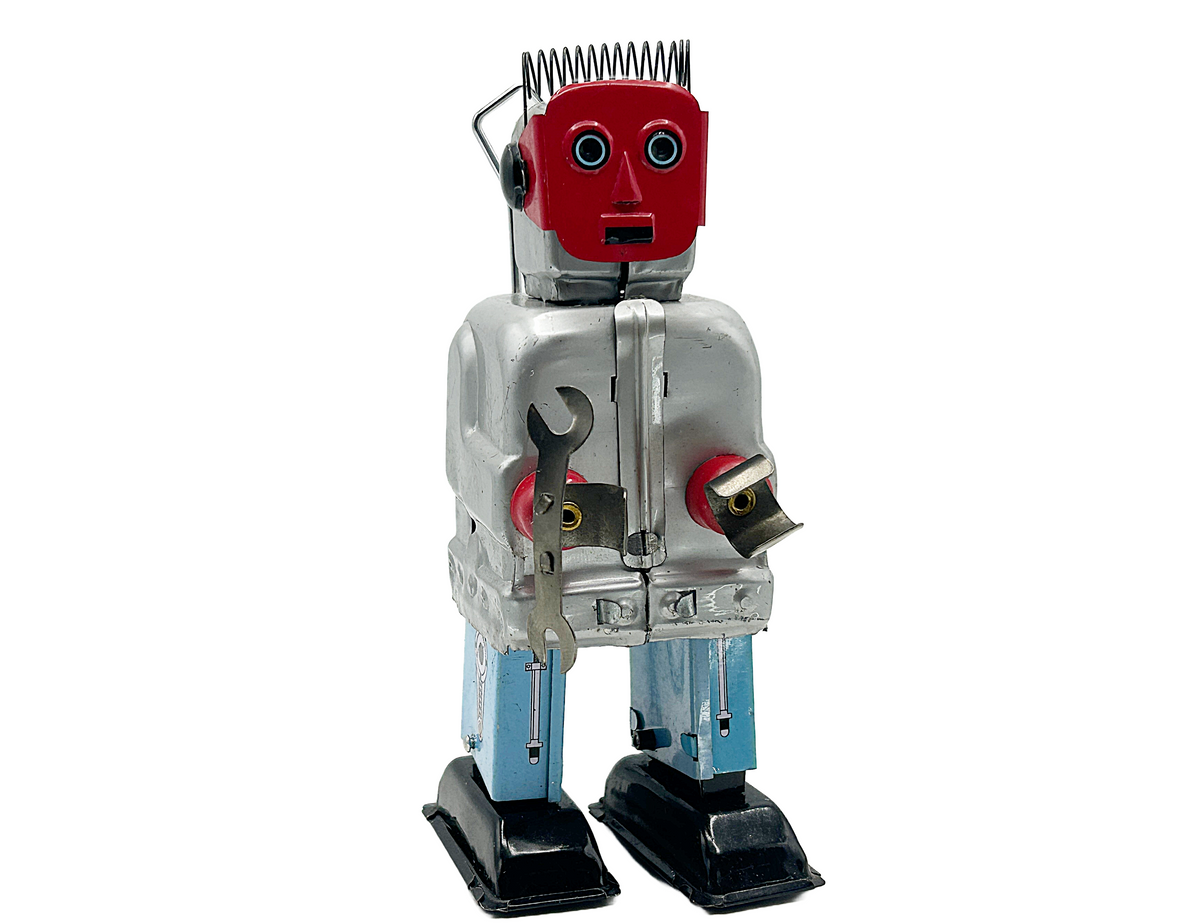 Zoomer Red Face Robot - Collectable Tin Toy
